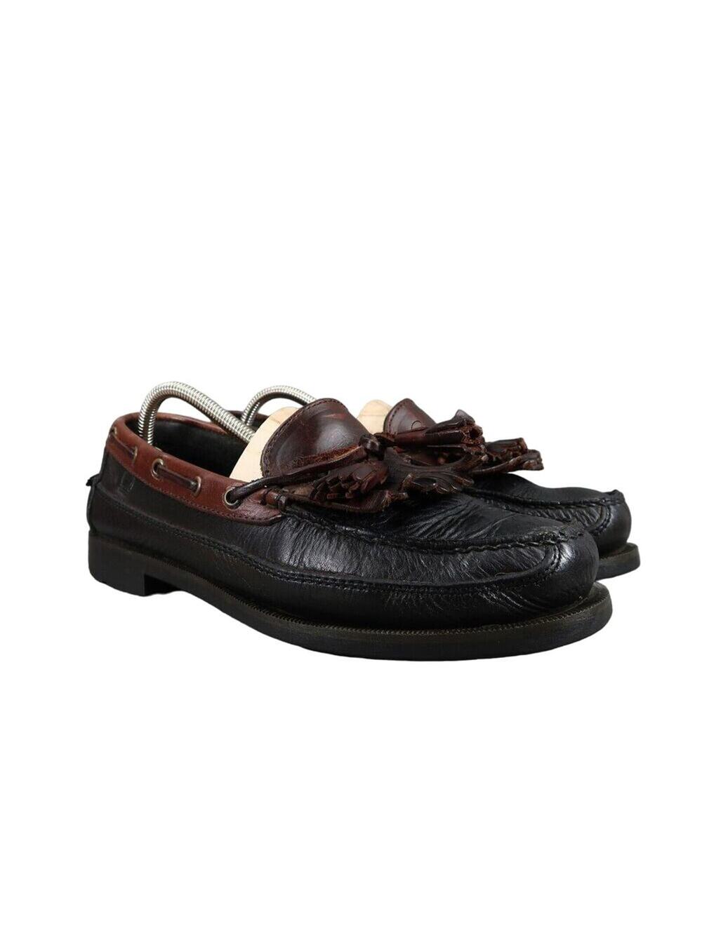 Sperry Shoes Mens 9.5 Tassel Loafer Boat Moc Leather Slip On Top Sider Wetlands